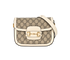 Horsebit 1955 Crossbody, &pound;1,100, Handbags, Beige/Cream, Canvas/Leather, Front view